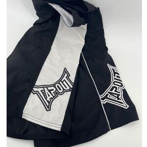 Tapout Board Shorts Mens 36 Black White MMA Logo Y2K Combat Trunks